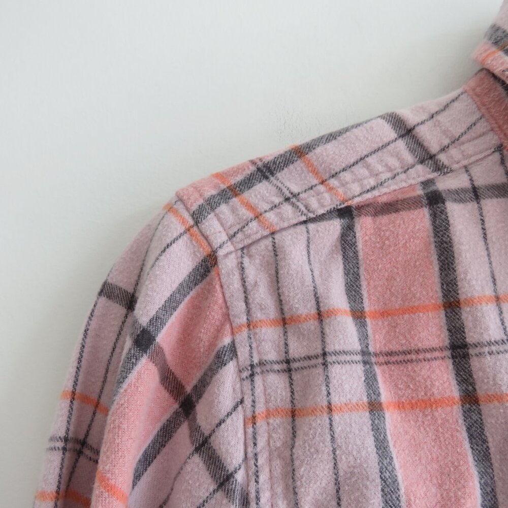 REI COOP Wallace Lake Flannel Shirt in Light Pink Plaid Gorpcore Outdoor Fall XS - Picture 5 of 14
